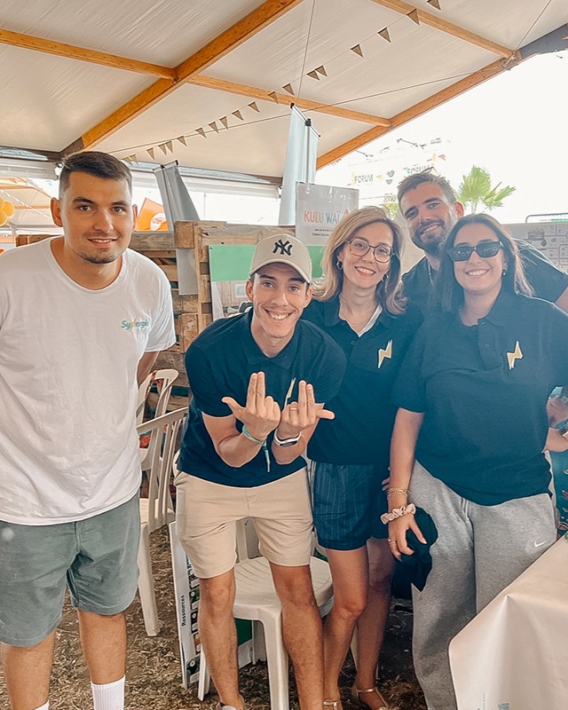 Équipe Synergie Family sur le terrain