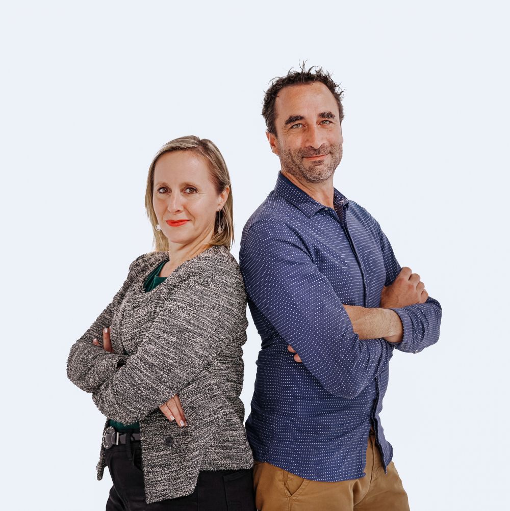 Frank Tortel et Stéphanie Milcent